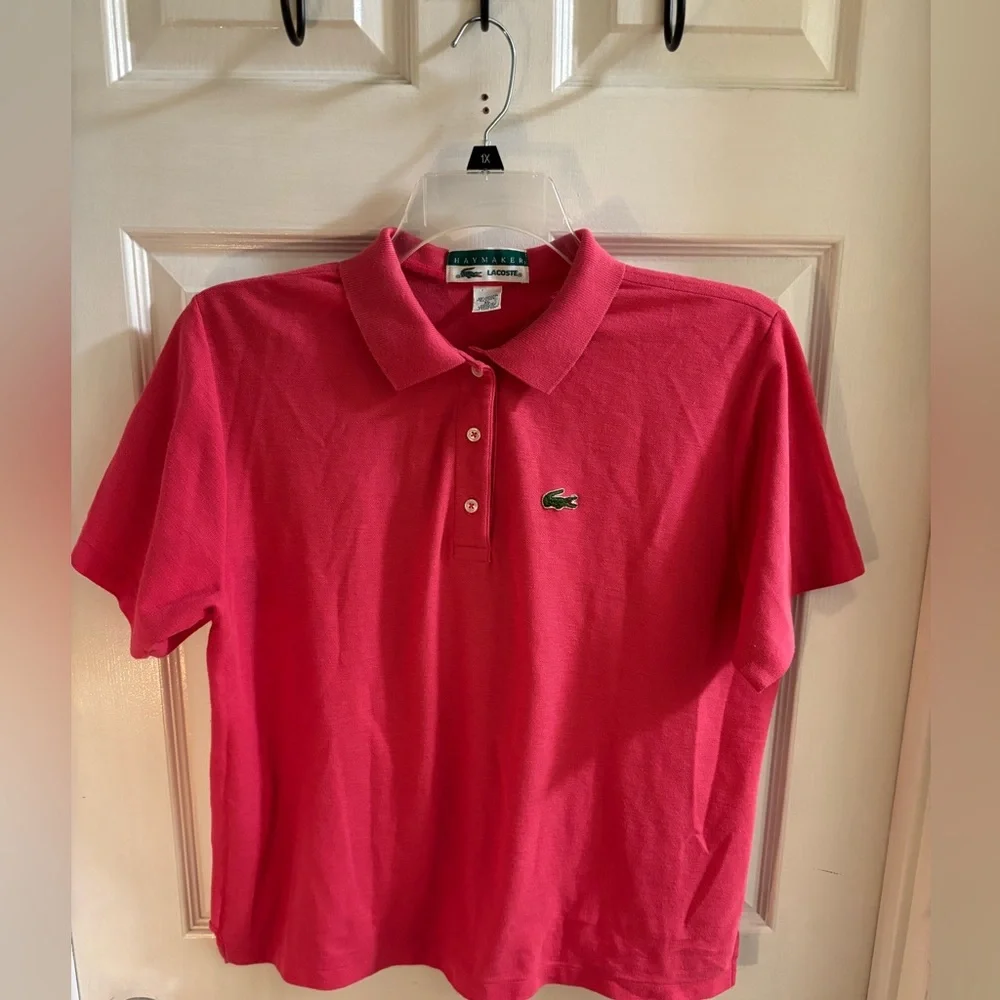 Lacoste Women’s Coral Resortcore Quiet Luxury Classic Polo Shirt, XL - Picture 1 of 8